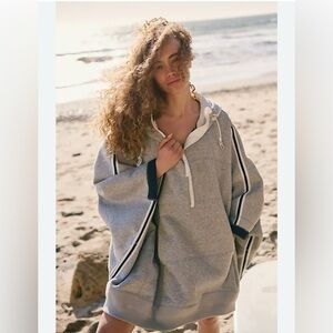 FP Movement Salt Air Cocoon Hoodie in Heather Gray Combo